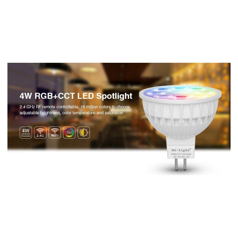 EASY LED Lampe 4W MR16 RGB CCT