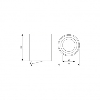 EASY LED Strahler GU10 Wei