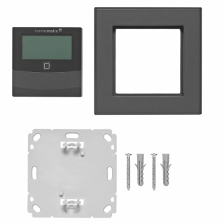 Homematic IP Temperatur- und Luftfeuchtigkeitssensor mit Display, anthrazit